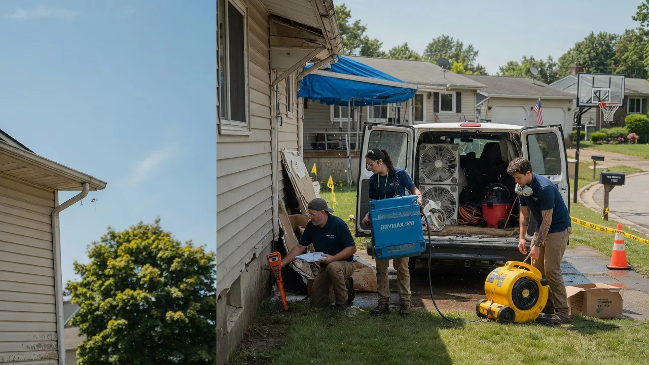 Ceiling Leak Cleanup in Cleveland, NY near me
